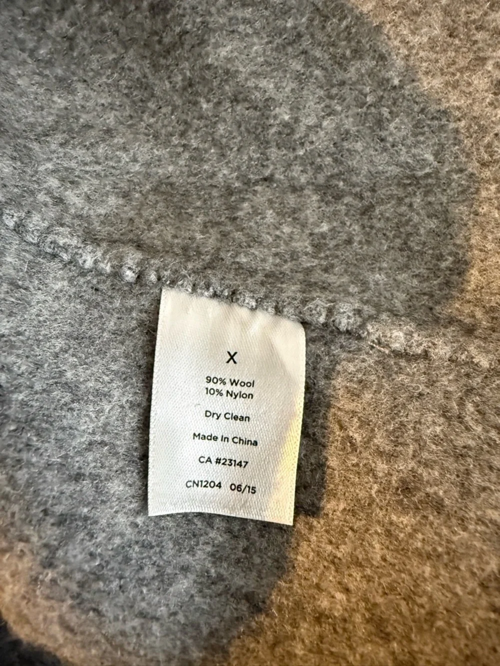 Talbot wool blend blazer cardigan size x - Picture 8 of 9